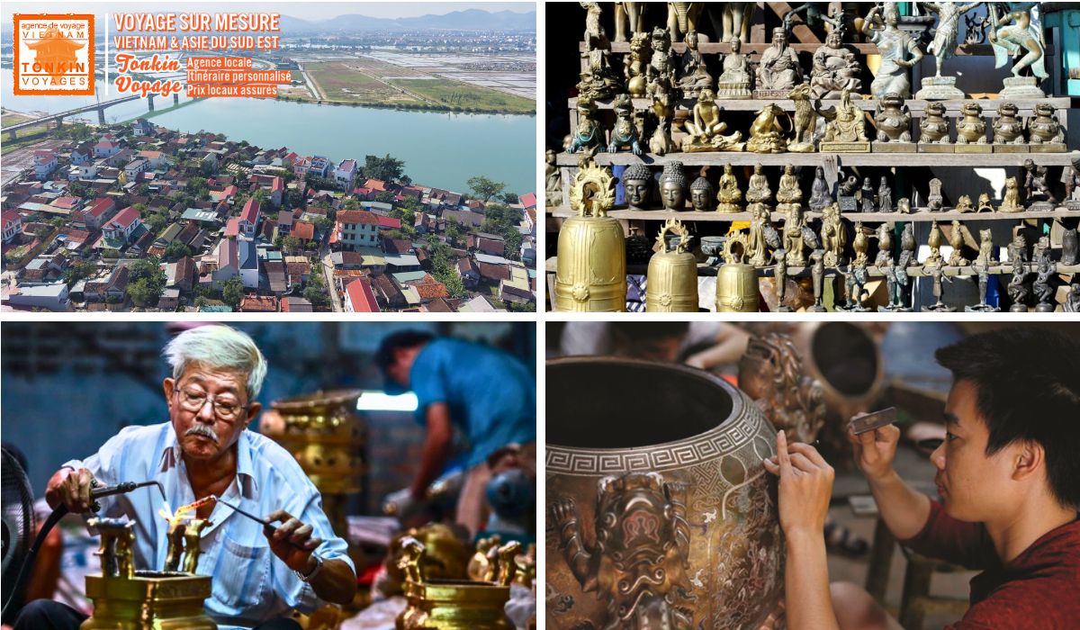 Villages artisanaux au centre Village des fondeurs de bronze au centre Vietnam Hoi An Da Nang